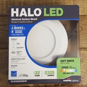 LED surface mount light, Halo, NWT